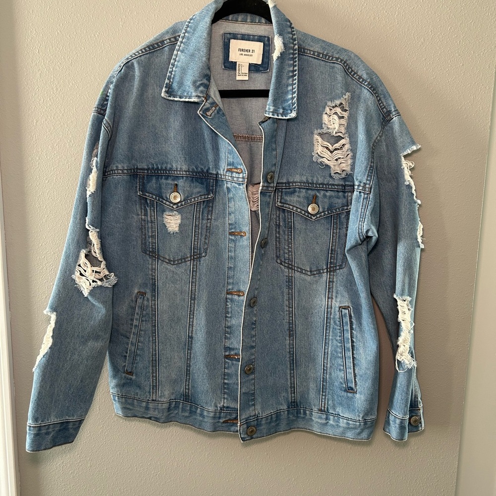 Forever 21 Light Blue Denim Jacket